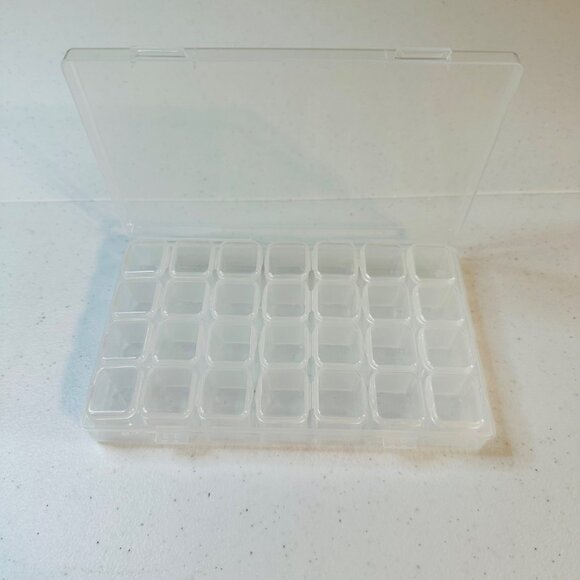 Clear Plastic Bead Organizer Bead Storage Craft Storage Diamond Paint Storage - Picture 1 of 10